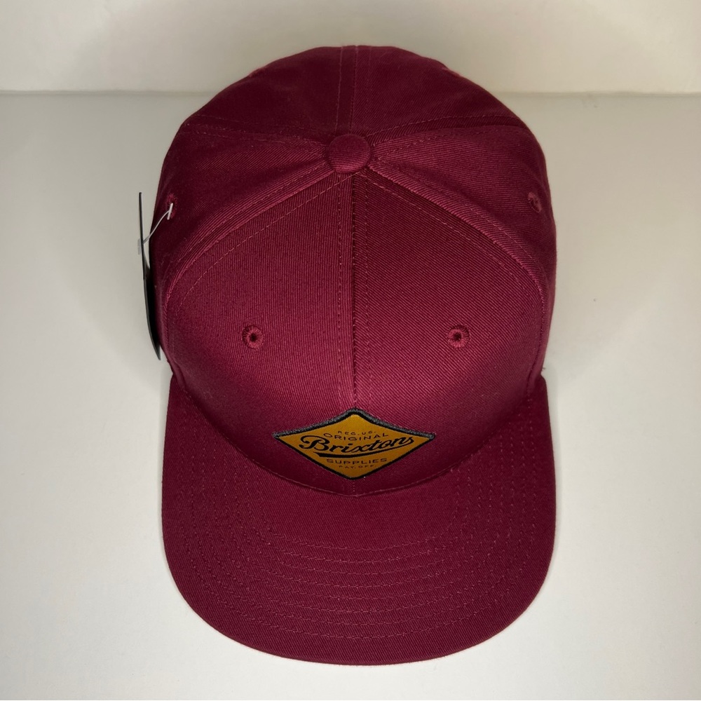 New BRIXTON Wesson MP Adjusstable Snapback Hat - Navy